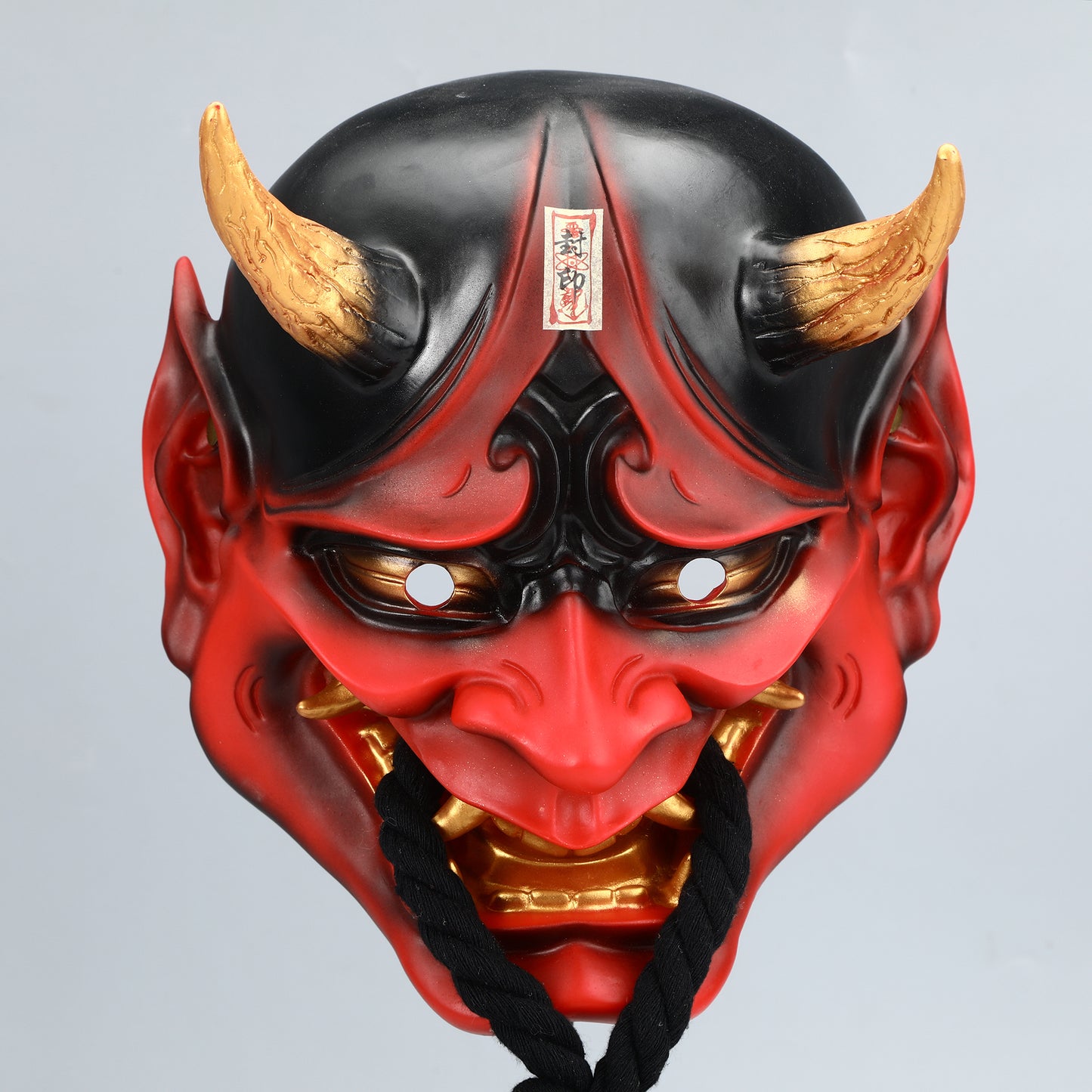 Halloween Japanese Mask cosplay demon king costume prop horror tattoo decoration