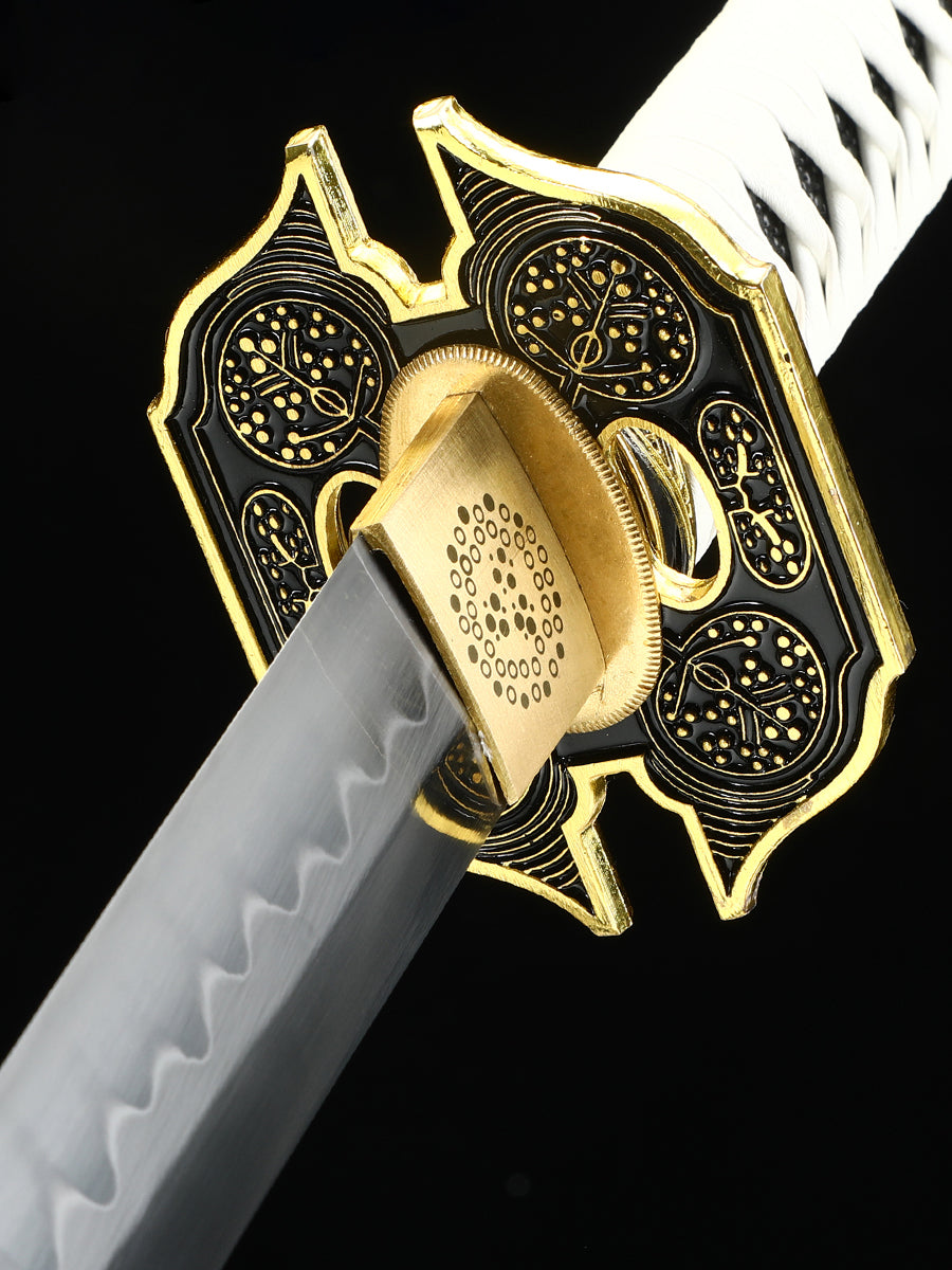 （A15）Role playing Samurai Sword Black Yama T10 Steel Handmade