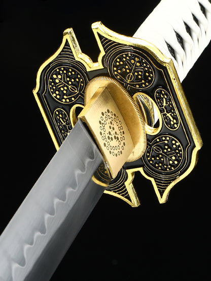 （A15）Role playing Samurai Sword Black Yama T10 Steel Handmade