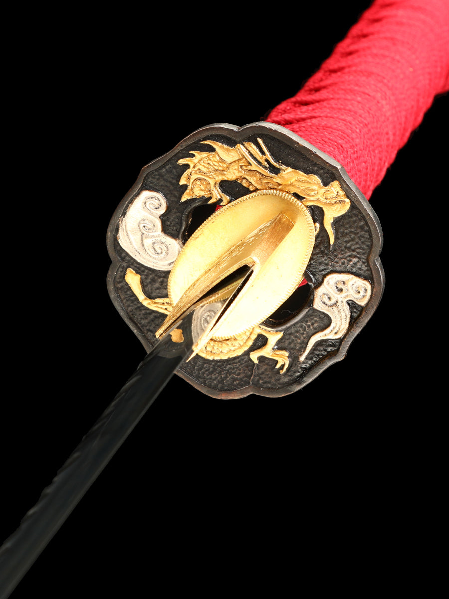 Handmade Samurai Sword and Dragon Gear T10 Steel