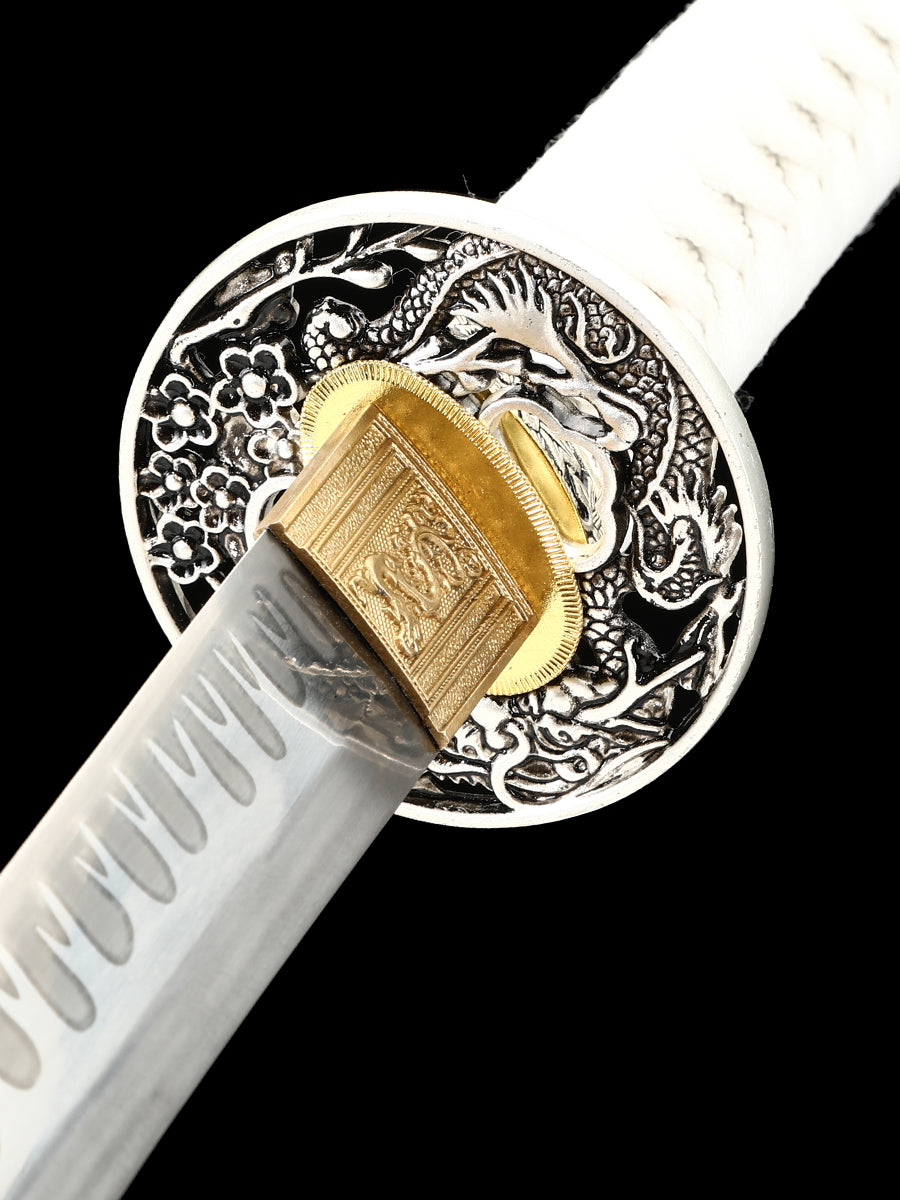 Japanese samurai sword handmade forging T10 steel production decoration collection