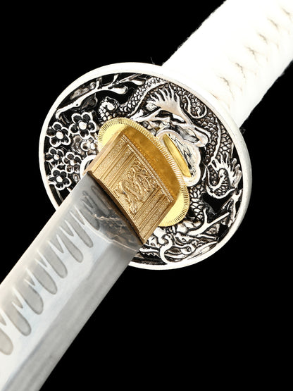 Japanese samurai sword handmade forging T10 steel production decoration collection