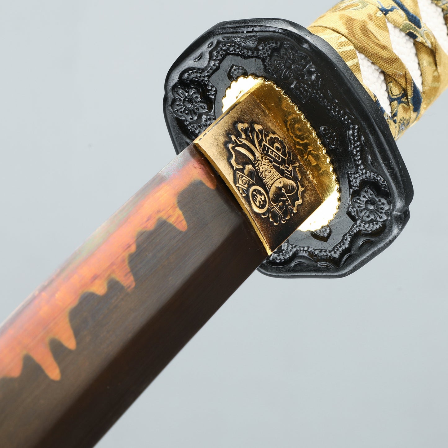 Real Katana Sword Sharp - Japanese Samurai Swords are a Unique Gift for Men - T10 Sword Real Steel, Metal Blade Makes a Memorable for Martial Arts Enthusiasts or Sword Collectors T10-B02