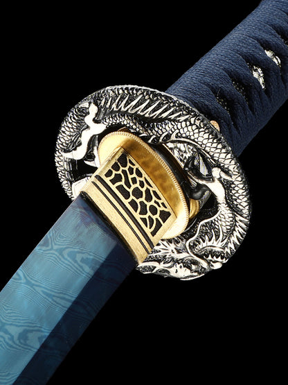 real Japanese knife Damascus Steel  samurai knife knife sharp20 inch