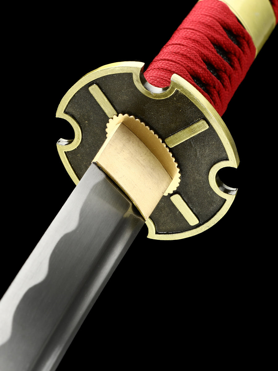 One Piece Series Authentic Japanese samurai katana carbon steel COS men's fine gift series(45)