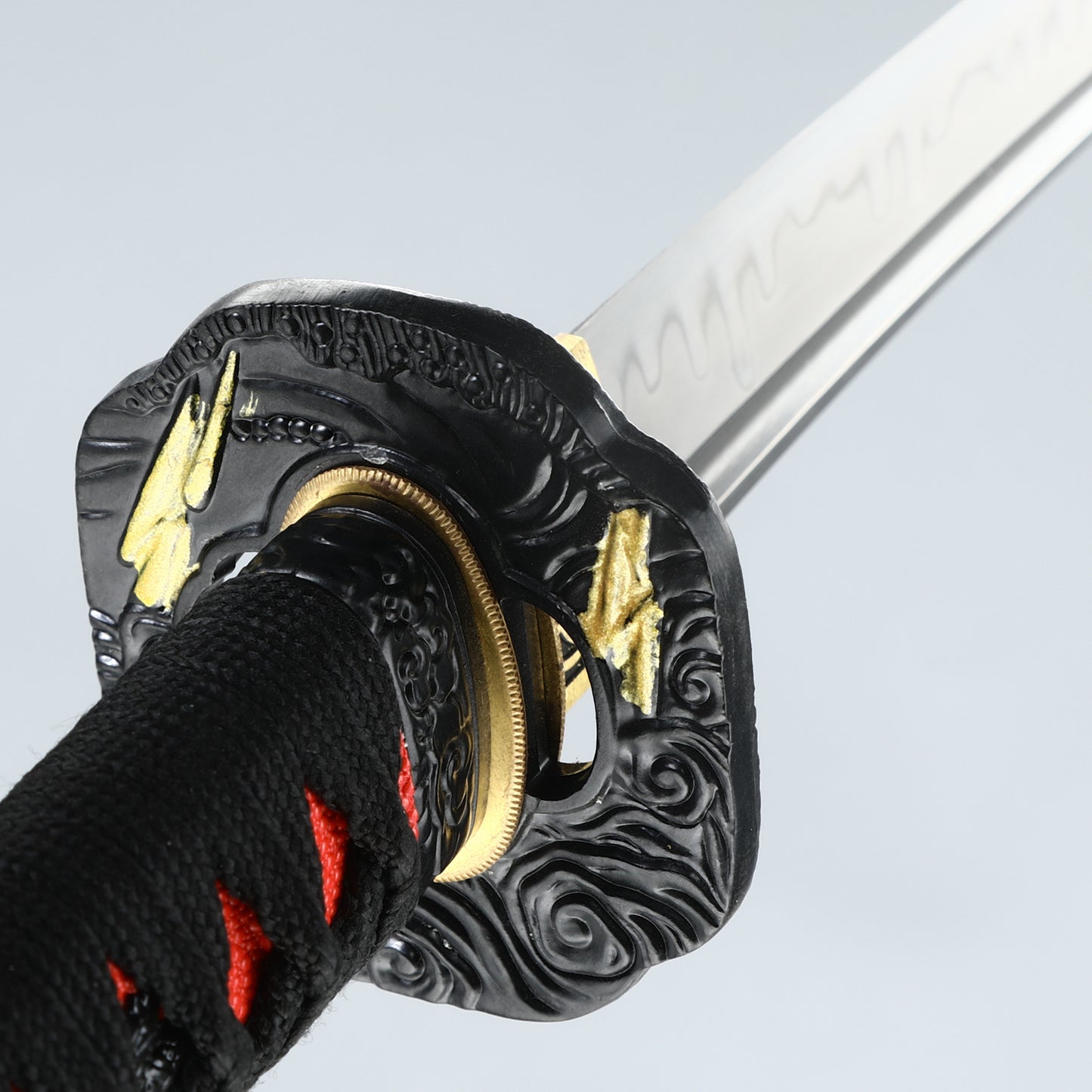 real Japanese Sword Handmade Short Katana forged fromT10 carbon steel Clay Tempered Full Tang Samurai Sword Razor Sharp