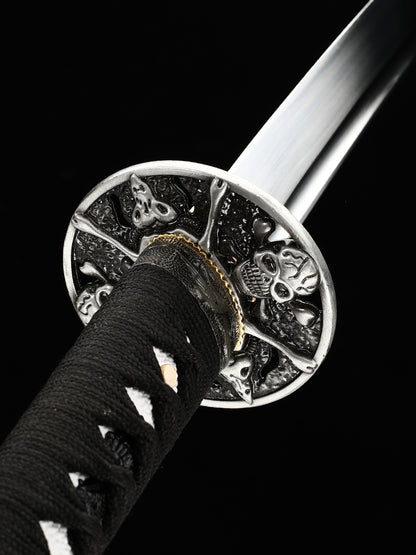 HERO SWORD Battle Sword Manganese Steel Full Tang Sharp Chinese Sword,Samurai Sword,Katana,Cool Weapon for Men