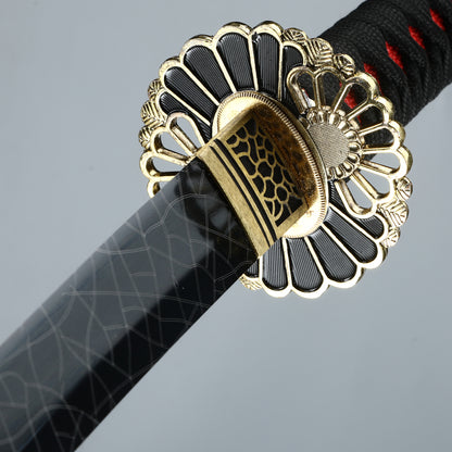 Handmade, ice cracked Katana