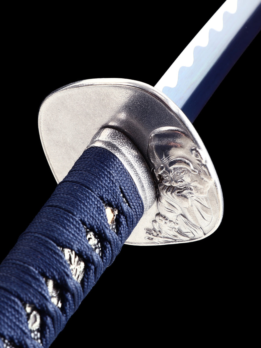 (A39) Japanese samurai sword handmade 1095 steel forging