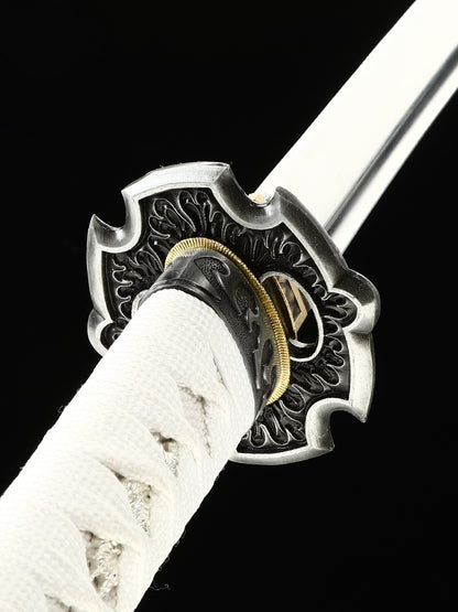 Japanese samurai sword made of 1095 steel