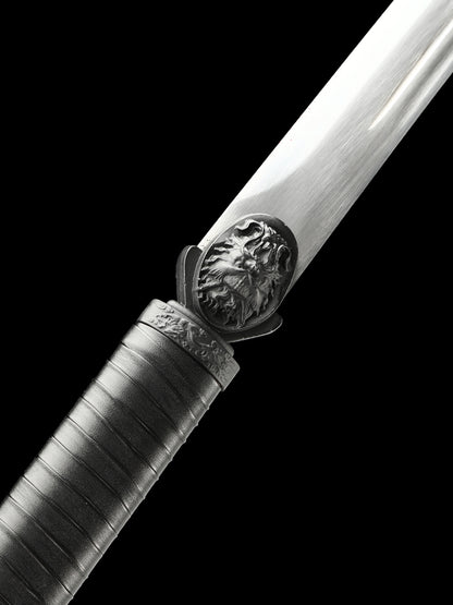 Long knife, large machete, 1095 steel, handmade, collectible, decorative knife