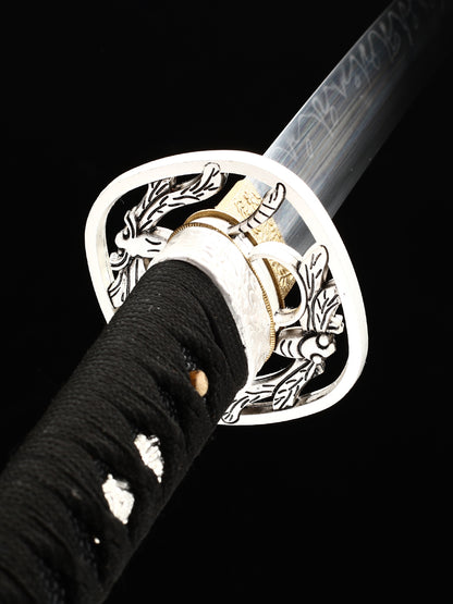 Black sword sheath manganese steel katana sword