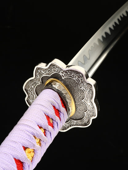 (69)Japanese samurai sword collection sword manganese steel forging unique sword