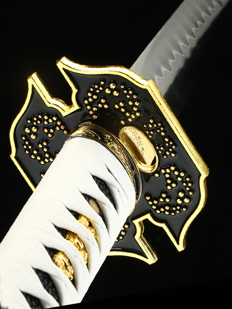 （A15）Role playing Samurai Sword Black Yama T10 Steel Handmade