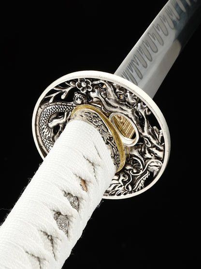 Japanese samurai sword handmade forging T10 steel production decoration collection