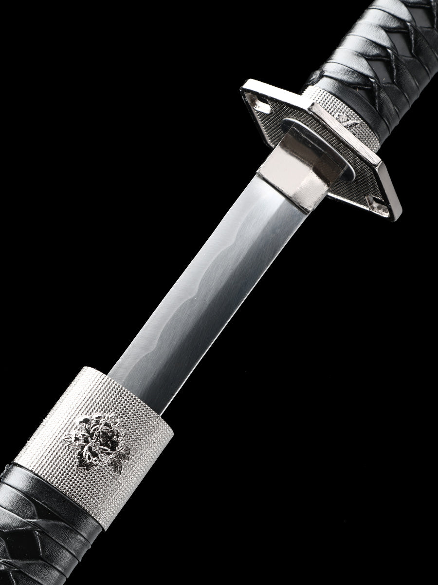 （47）Japanese samurai sword handmade mother and child knife made of 1095 steel