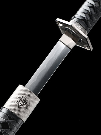 （47）Japanese samurai sword handmade mother and child knife made of 1095 steel