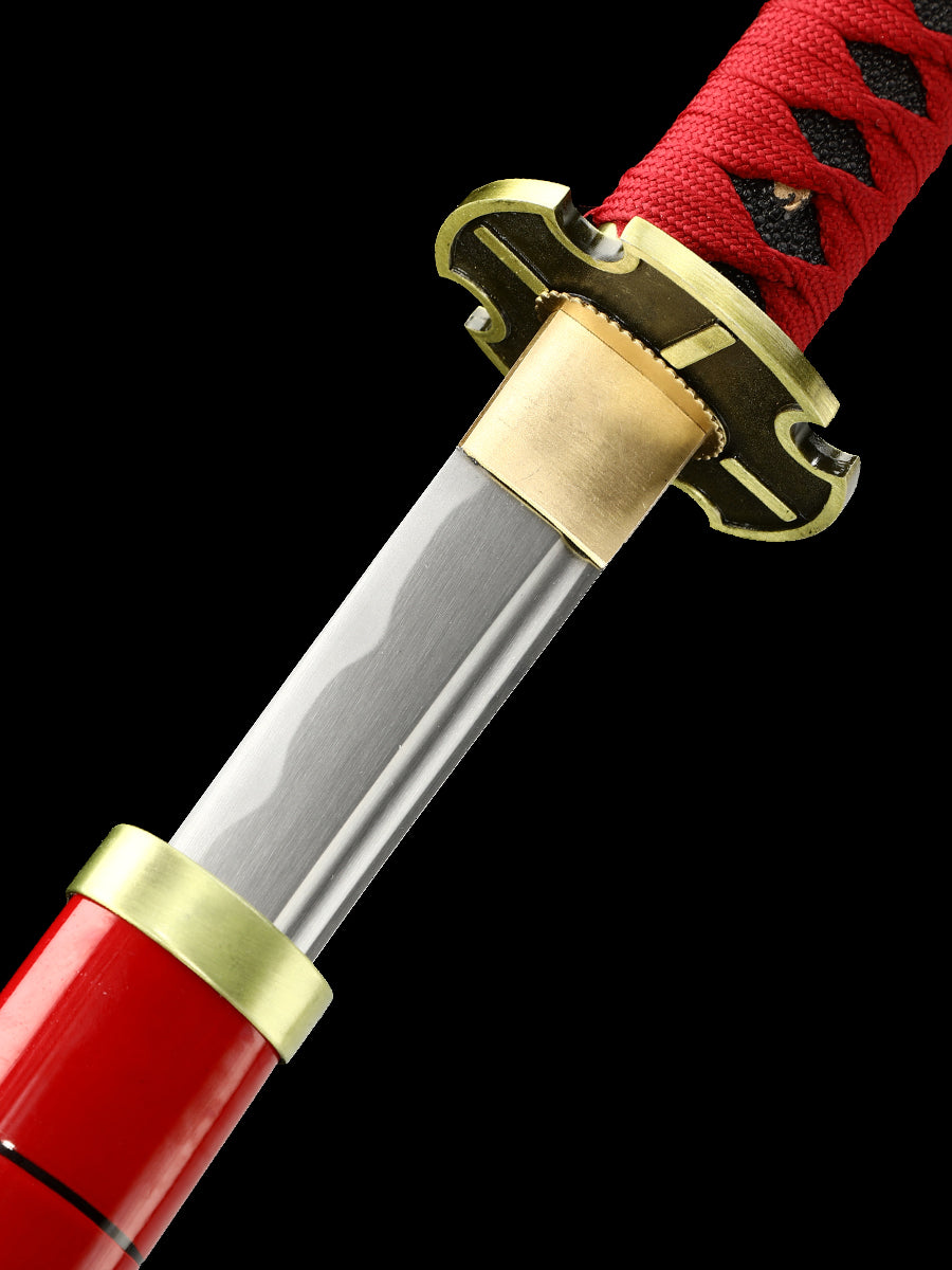 One Piece Series Authentic Japanese samurai katana carbon steel COS men's fine gift series(45)