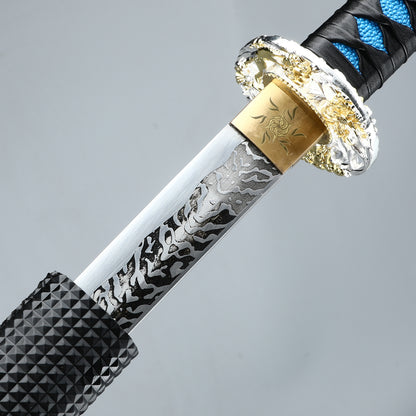 Black sword sheath manganese steel katana sword