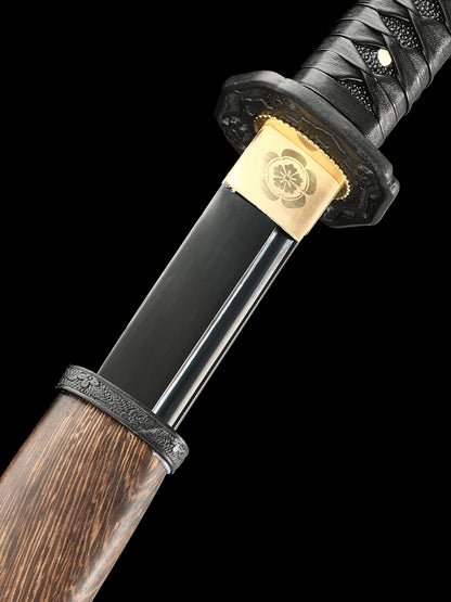 Handmade Japanese Ninja Knives 1060 Steel Samurai Swords, Tailed Swords, Decorative Collection