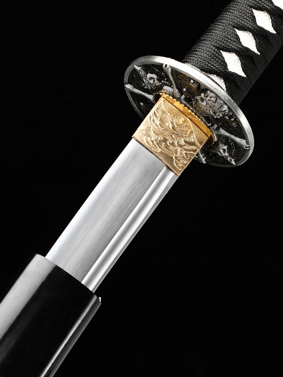 HERO SWORD Battle Sword Manganese Steel Full Tang Sharp Chinese Sword,Samurai Sword,Katana,Cool Weapon for Men