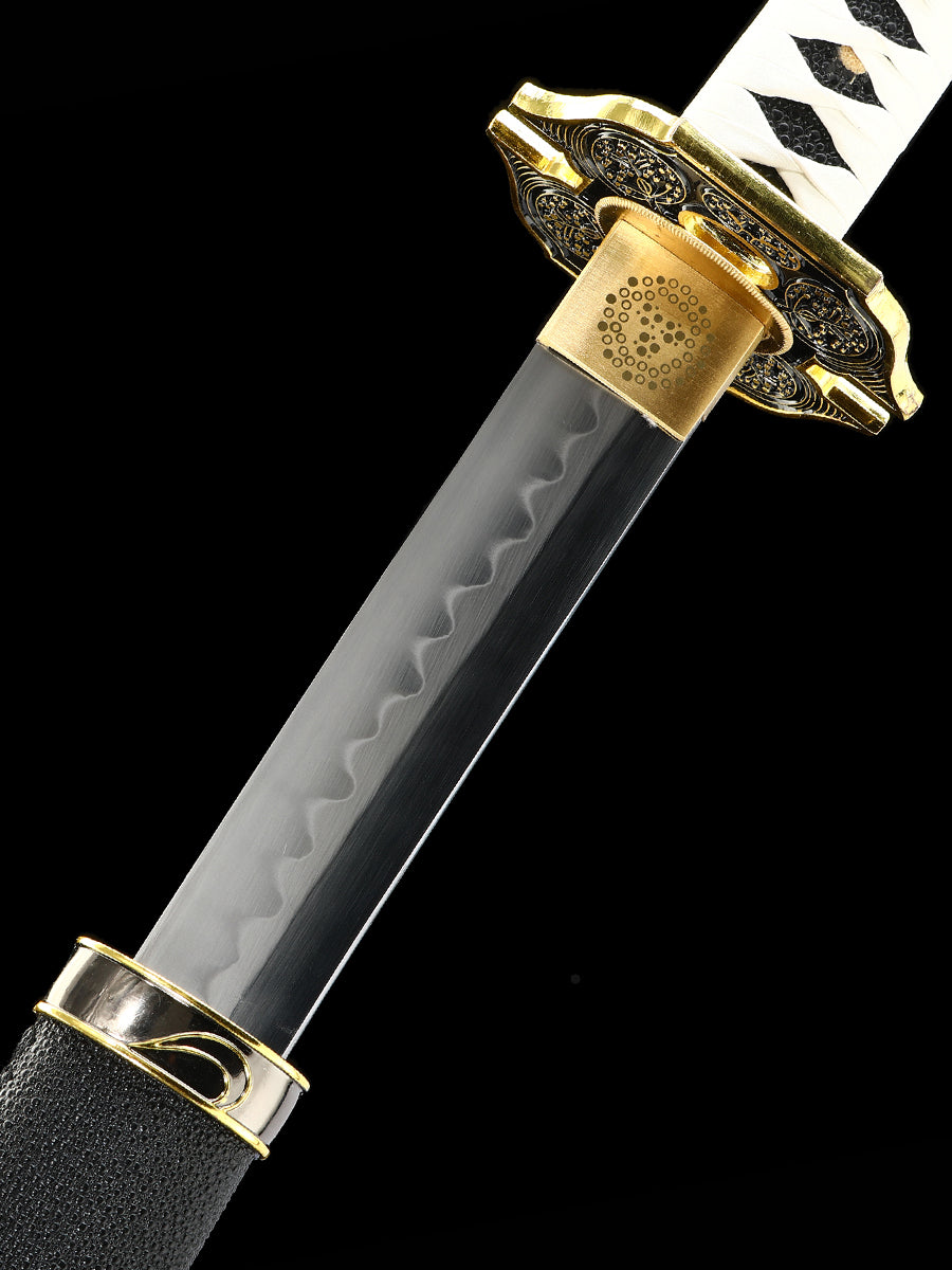 （A15）Role playing Samurai Sword Black Yama T10 Steel Handmade