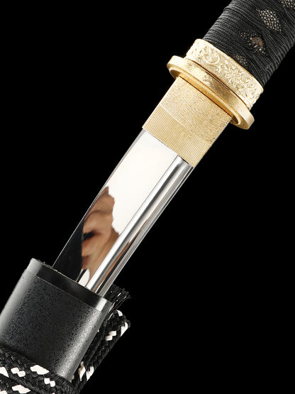 20 inch real Japanese samurai sword mirror blade hand ground 1095 manganese steel full Tang