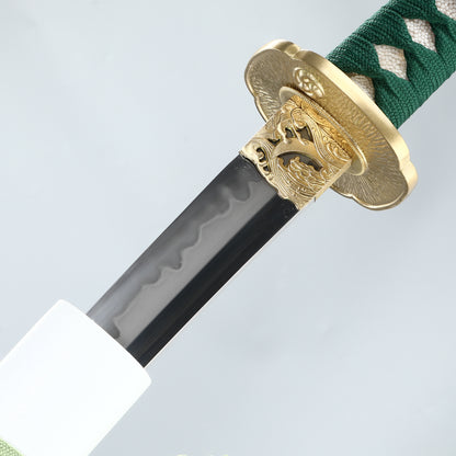 Japanese Real Sword Handmade Katana T10 Steel Samurai    Hand drawn scabbard Knife Full Tang Sharp