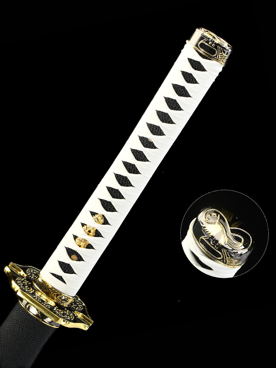 （A15）Role playing Samurai Sword Black Yama T10 Steel Handmade