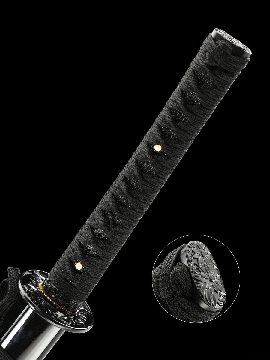 HERO SWORD New Handmade Katana Sword Hand Forged Authentic Japanese Sword Real Combat Razor Sharp Samurai Sword Best Gift for Women Mens