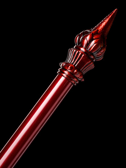 Eighteen weapons decoration collection, lotus spear red