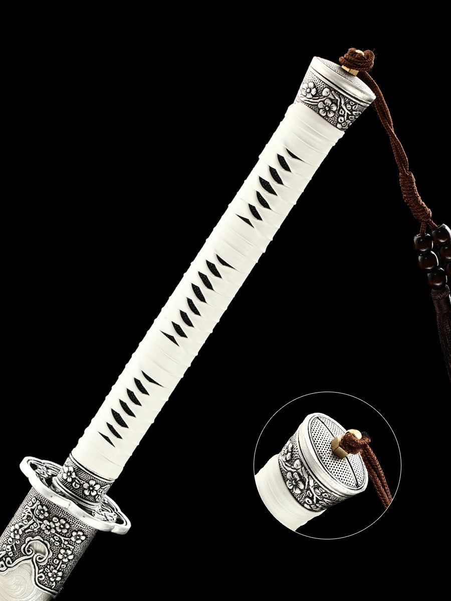 (158) Tangdao handmade 1060 high carbon steel forging and baking blue