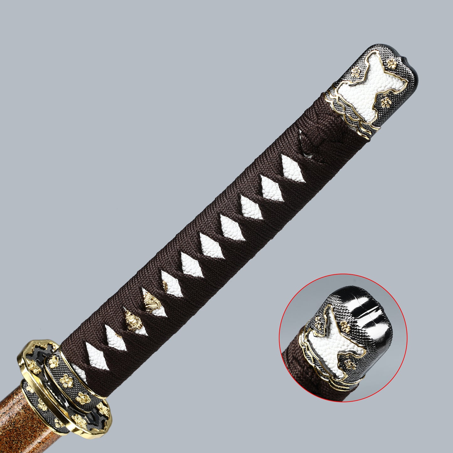 (26)Handmade Japanese Tachi Odachi Sword Pattern Steel Full Tang