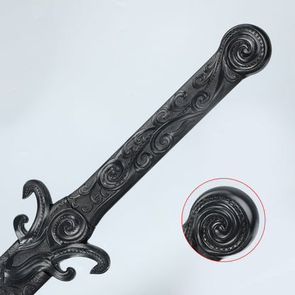 Black Sword, a handmade Han Dynasty sword made of 1095 steel in China, used for collection and gift giving