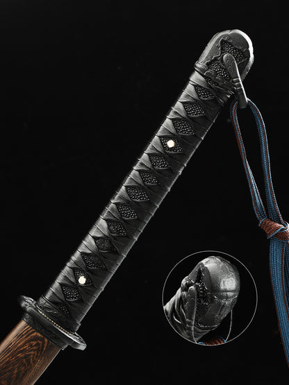 Handmade Japanese Ninja Knives 1060 Steel Samurai Swords, Tailed Swords, Decorative Collection