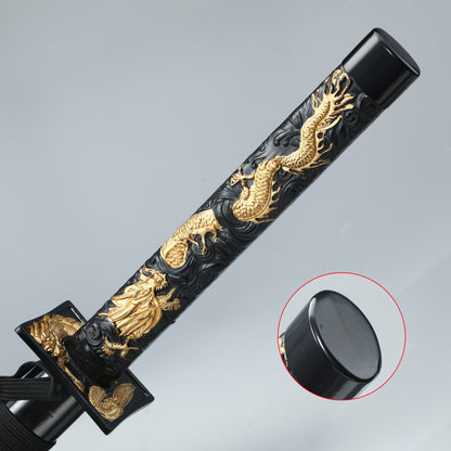 Samurai katana real hand forged manganese steel with traditional hardening and full Tang, gifts, Cosplay, collection and display