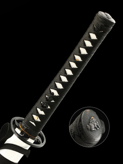 Japanese samurai sword handmade 1095 steel forging