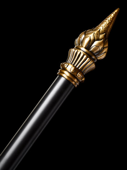 Eighteen weapons decoration collection, Nezha same style lotus spear, yellow