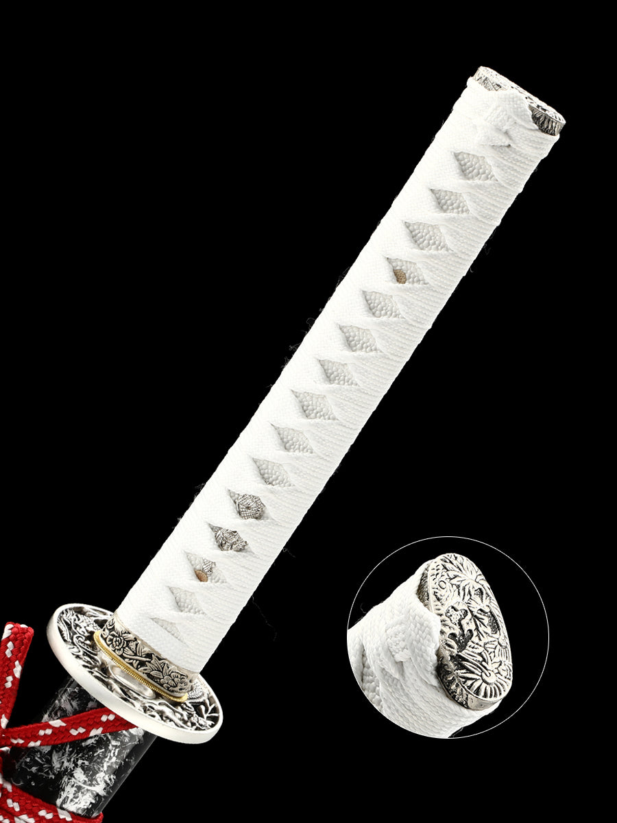 Japanese samurai sword handmade forging T10 steel production decoration collection
