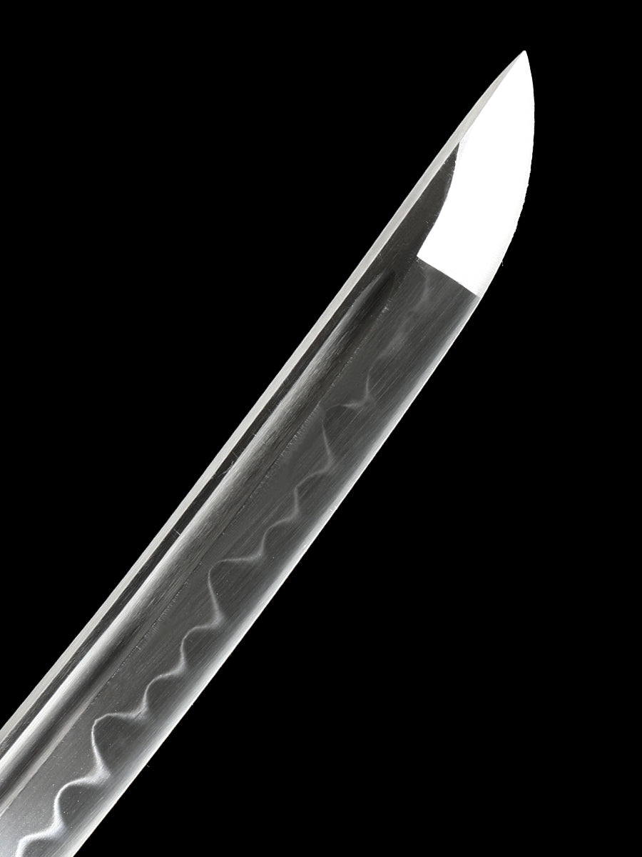 Katana Japanese samurai pattern black gold T10 steel forged