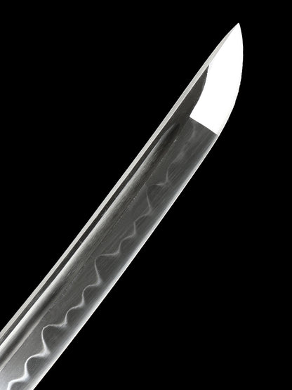 Katana Japanese samurai pattern black gold T10 steel forged