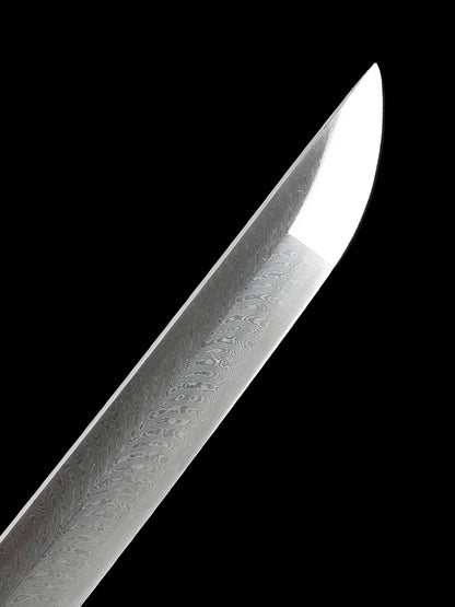 Japanese samurai sword Damascus Steel