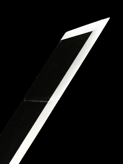 (A43)Pistol Handle Role Playing Knife Black Blade