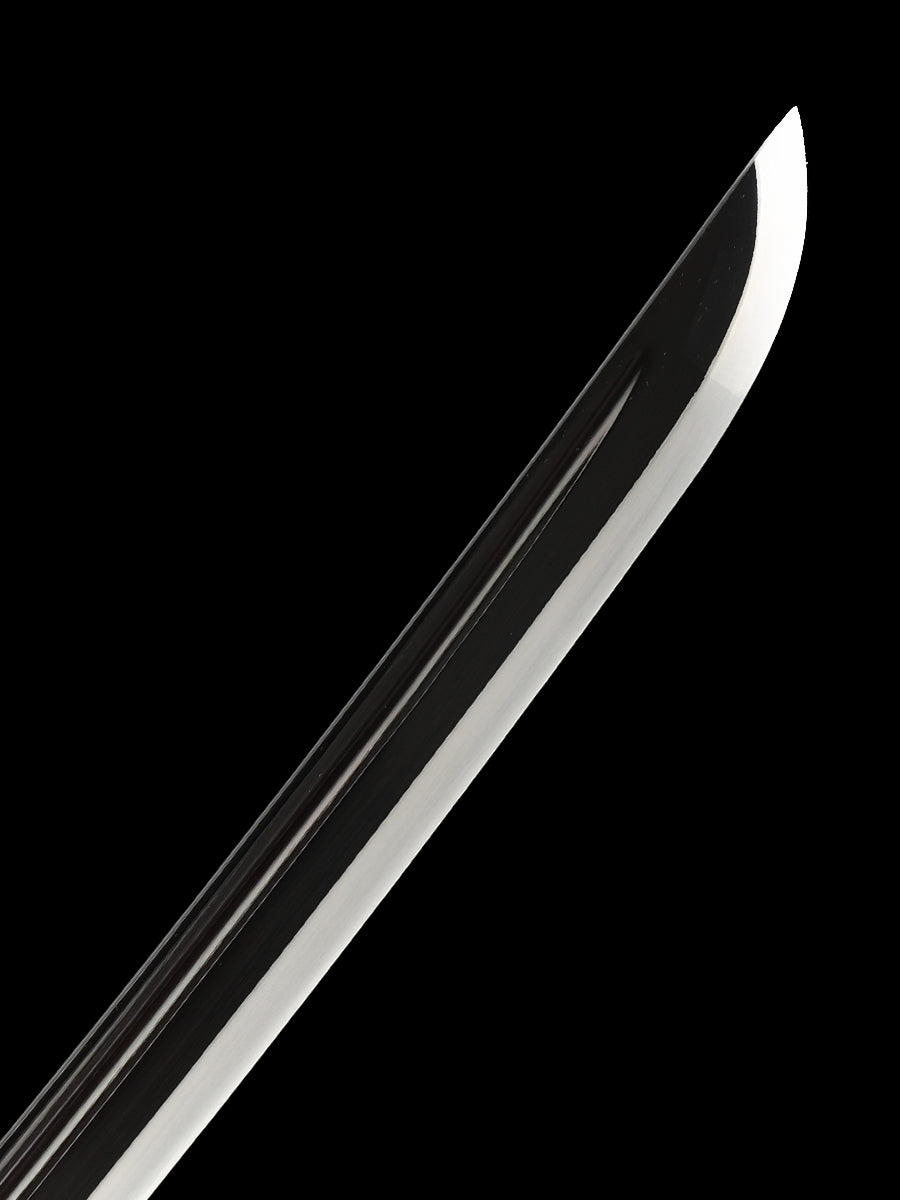 Handmade samurai sword with all copper fittings made of 1095 steel