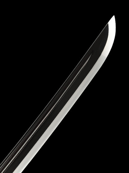 Handmade samurai sword with all copper fittings made of 1095 steel