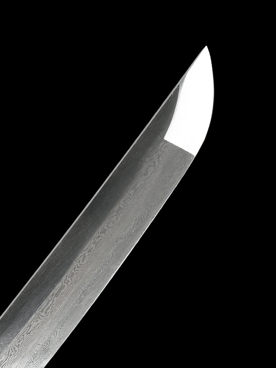 Yellow samurai sword, made of steel from Yama