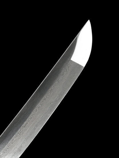 Yellow samurai sword, made of steel from Yama