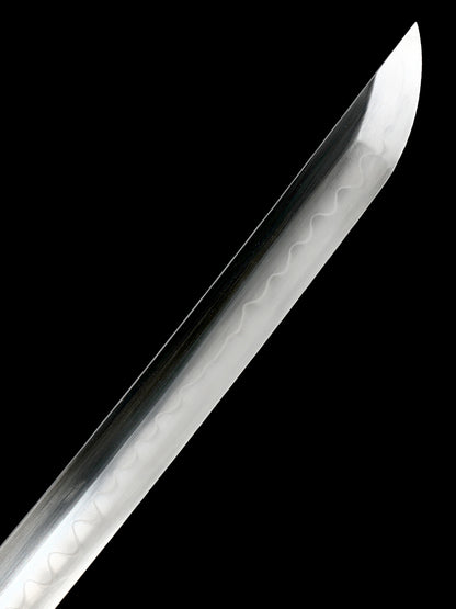 Japanese Real Sword Handmade Katana T10 Steel Samurai    Hand drawn scabbard Knife Full Tang Sharp