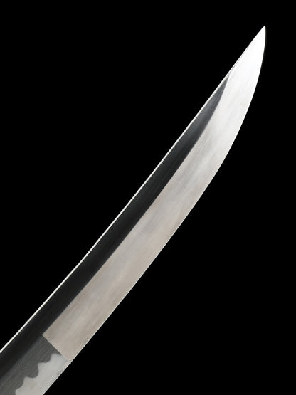 Japanese 20Inch   1095钢 Katana Samurai Sword Sharp Full Tang Blade baked black grinding pattern ﻿
