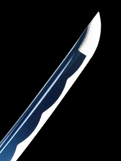 Handmade Japanese Tachi Odachi Sword High Manganese Steel With Blue Blade